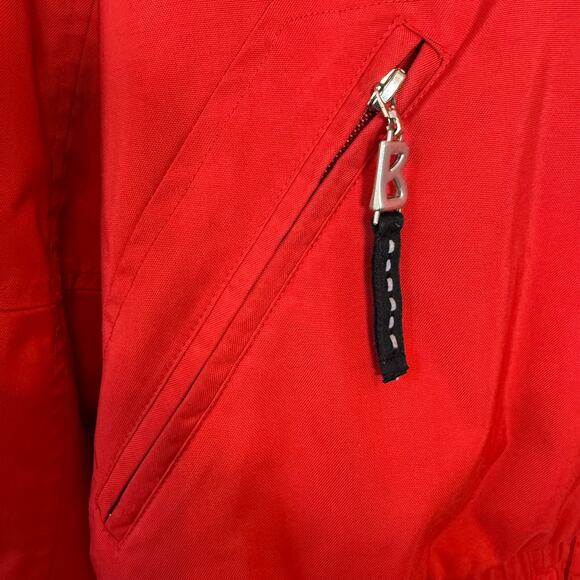 Bogner Women's Red Full Zip Ski Snow Jacket Size 44 Euro Size 14 US - Picture 6 of 11